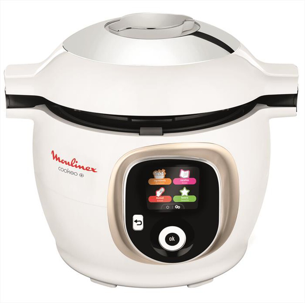 "MOULINEX - CE851A Cookeo + Multicooker-bianco e cromato"