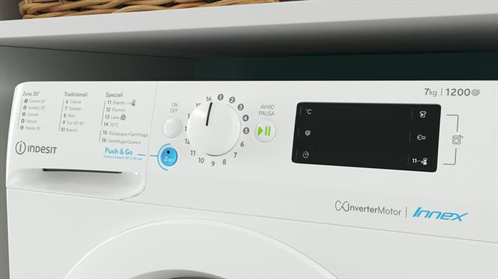 "INDESIT - Lavatrice INNEX BWE 71285X W IT 7 Kg Classe B-Bianco"