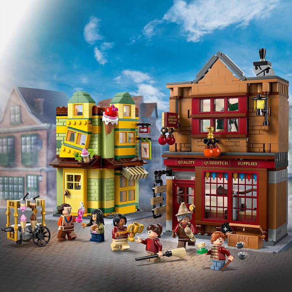 "LEGO - ACCESSORI PER IL QUIDDITCH E GELATERIA-,"