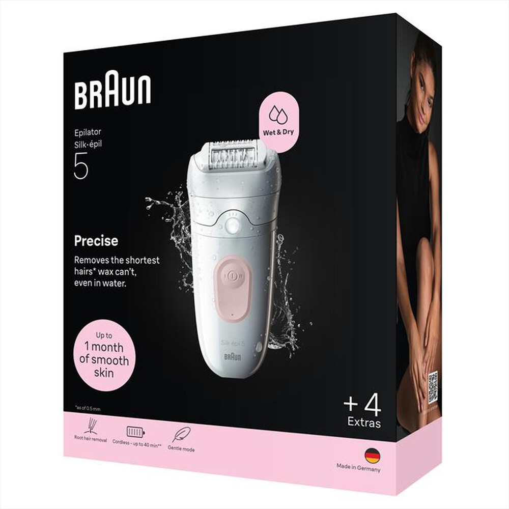 Immagine del prodotto BRAUN - Epilatore Wet & Dry LEGEPIL SE5-041 BOX MN-ROSA FLAMINGO