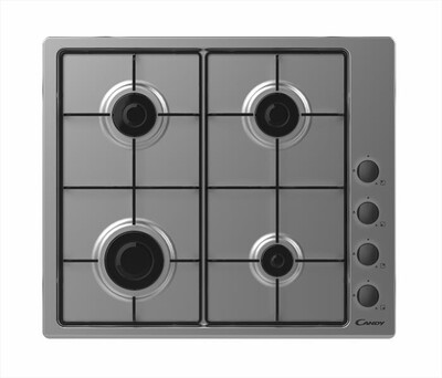 CANDY - Piano cottura a gas CHW6LBX 59,5cm-INOX