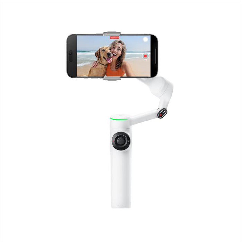 INSTA360 - Stabilizzatore per smartphone con AI FLOW 2 PRO-White