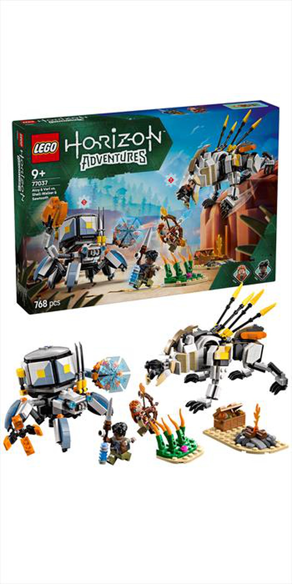 Immagine del prodotto LEGO - HORIZON Aloy e Varl vs Arcapode e Secodonte 77037