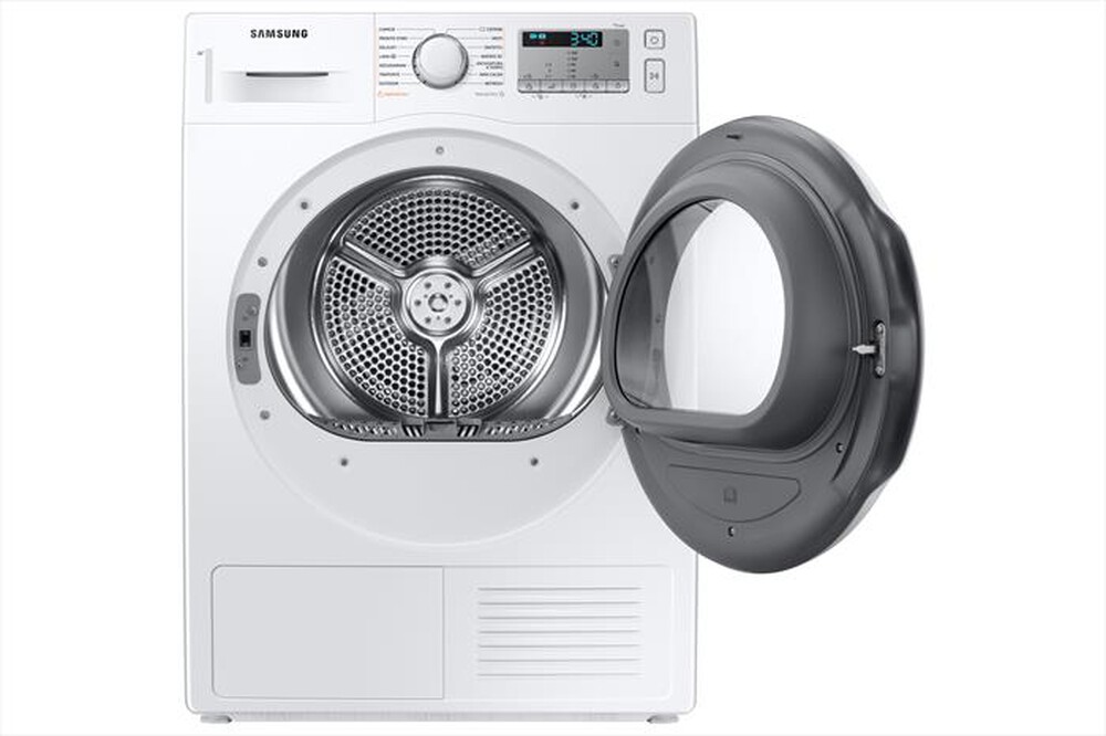 "SAMSUNG - Asciugatrice DV90TA040TH/ET - 9 Kg - A++-bianco con oblò Crystal White"