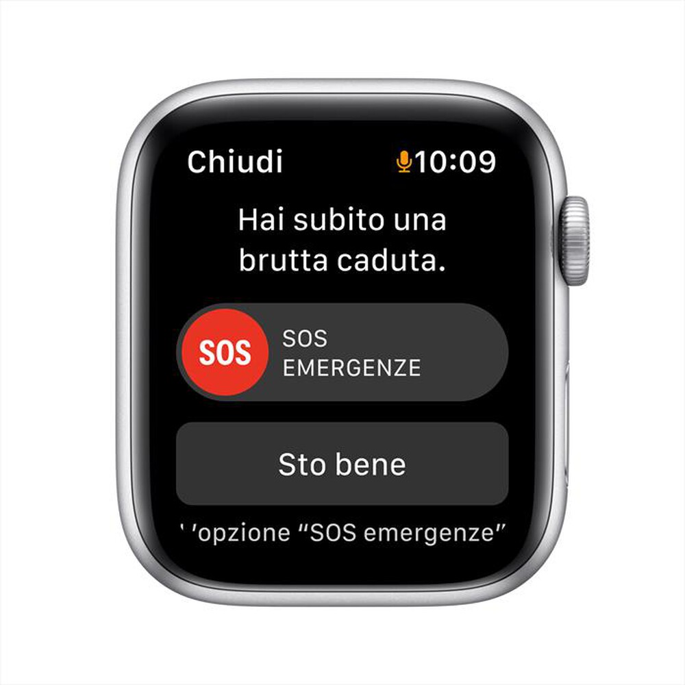 "APPLE - Watch NIKE SE GPS 44Mmm Alluminio Argento-Sport Puro Platino/Nero"