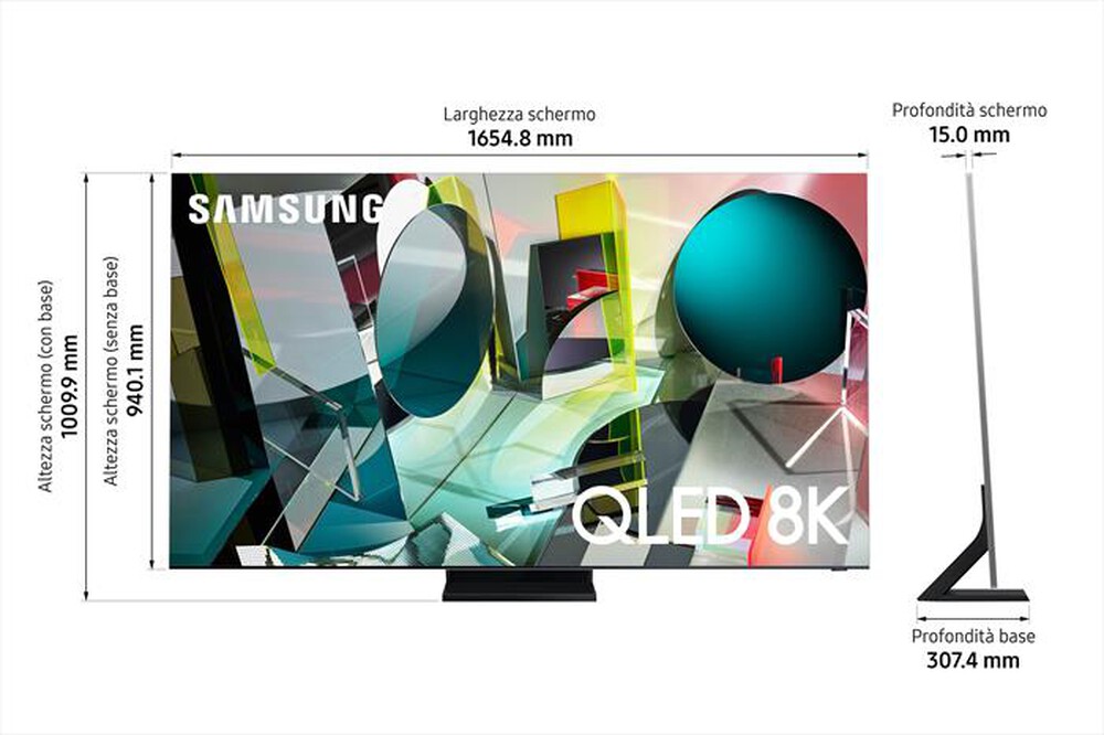 "SAMSUNG - Smart TV QLED 8K 75\" QE75Q950T"
