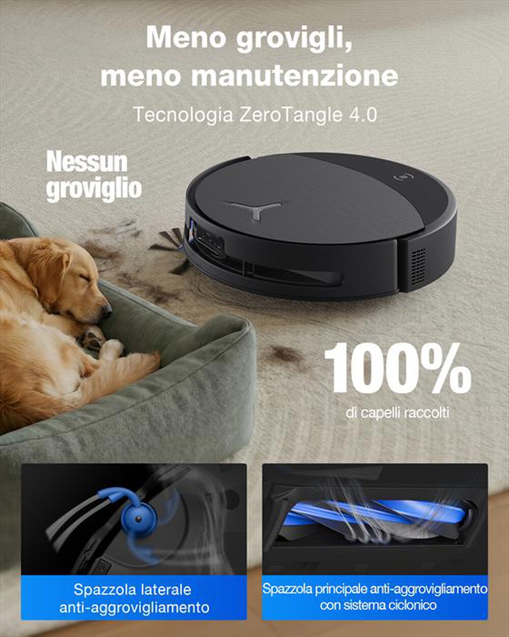 Immagine del prodotto ECOVACS - Aspirapolvere robot DEEBOT T90 PRO OMNI EU-Nero