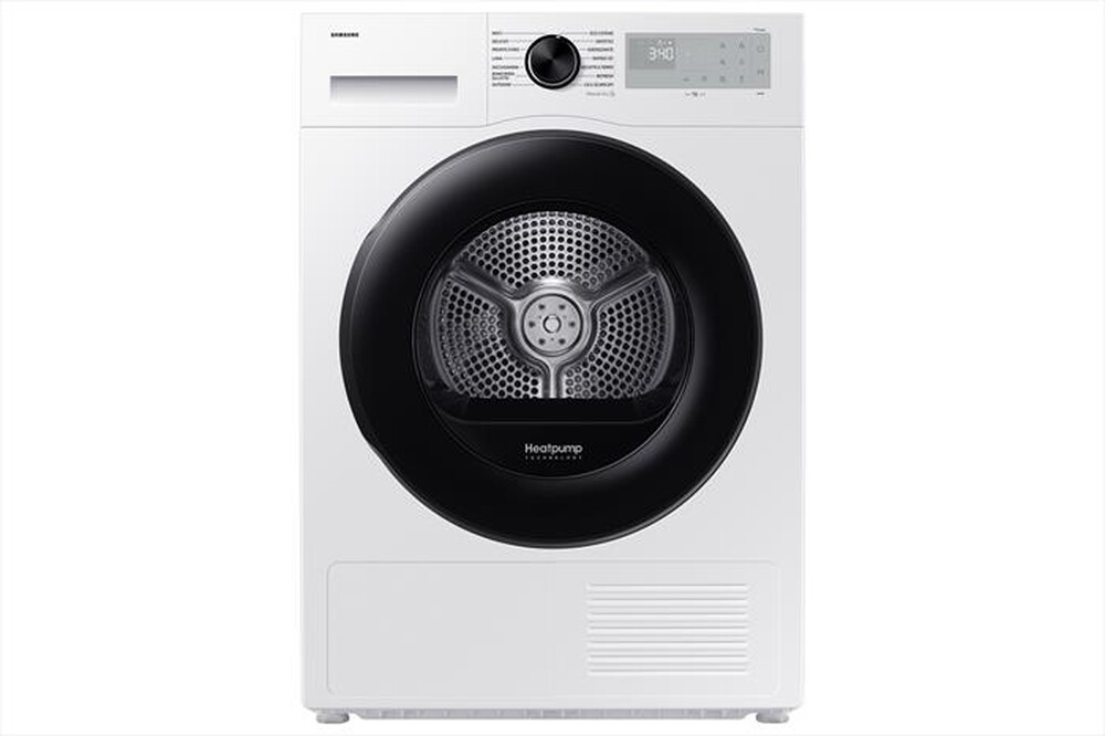 Immagine del prodotto SAMSUNG - Asciugatrice DV90DG52A0AHET 9KG Classe C-Bianco obl&ograve; nero display silve