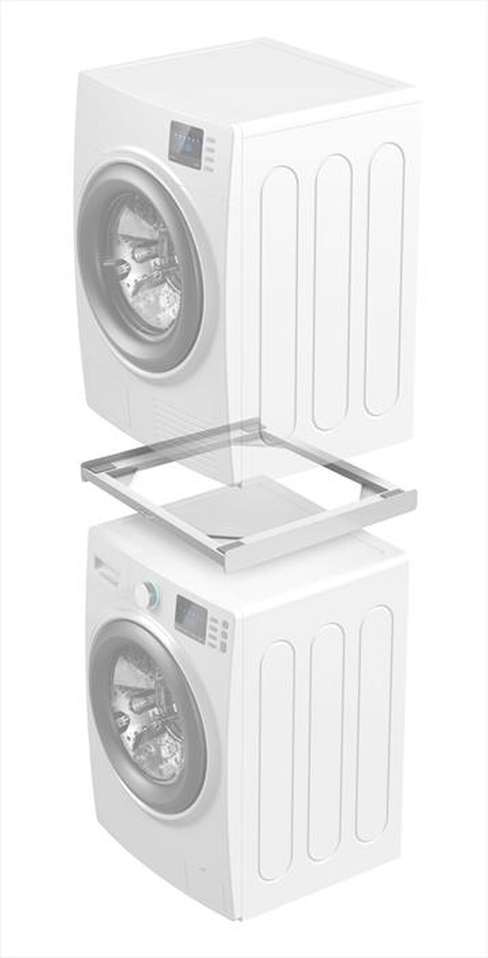 "MELICONI - TORRE STYLE L60 Kit di sovrapposizione-Tecnopolimero bianco"