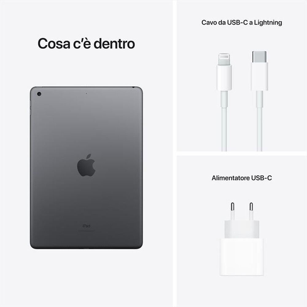 "APPLE - iPad 10.2\" Wifi 64GB-Grigio siderale"