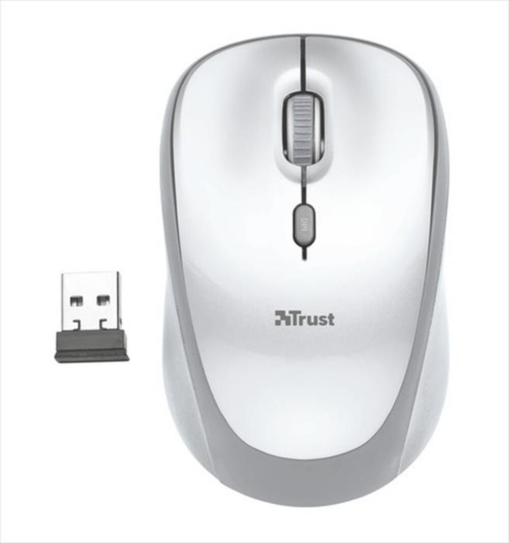 "TRUST - YVI WIRELESS MOUSE-White"