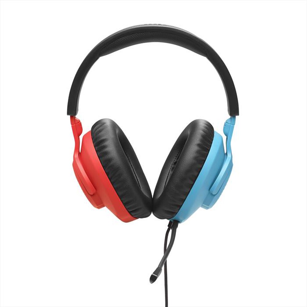 "JBL - Cuffie a padiglione chiuso QUANTUM 100N-Rosso e Blu"