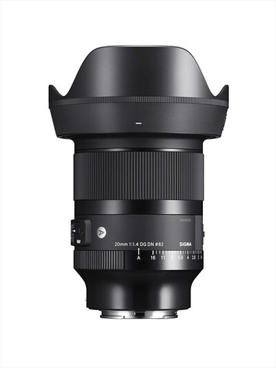 SIGMA - Obiettivo fisso 20MM F/1.4 DG DN (A) SONY E-MOUNT-NERO/SILVER