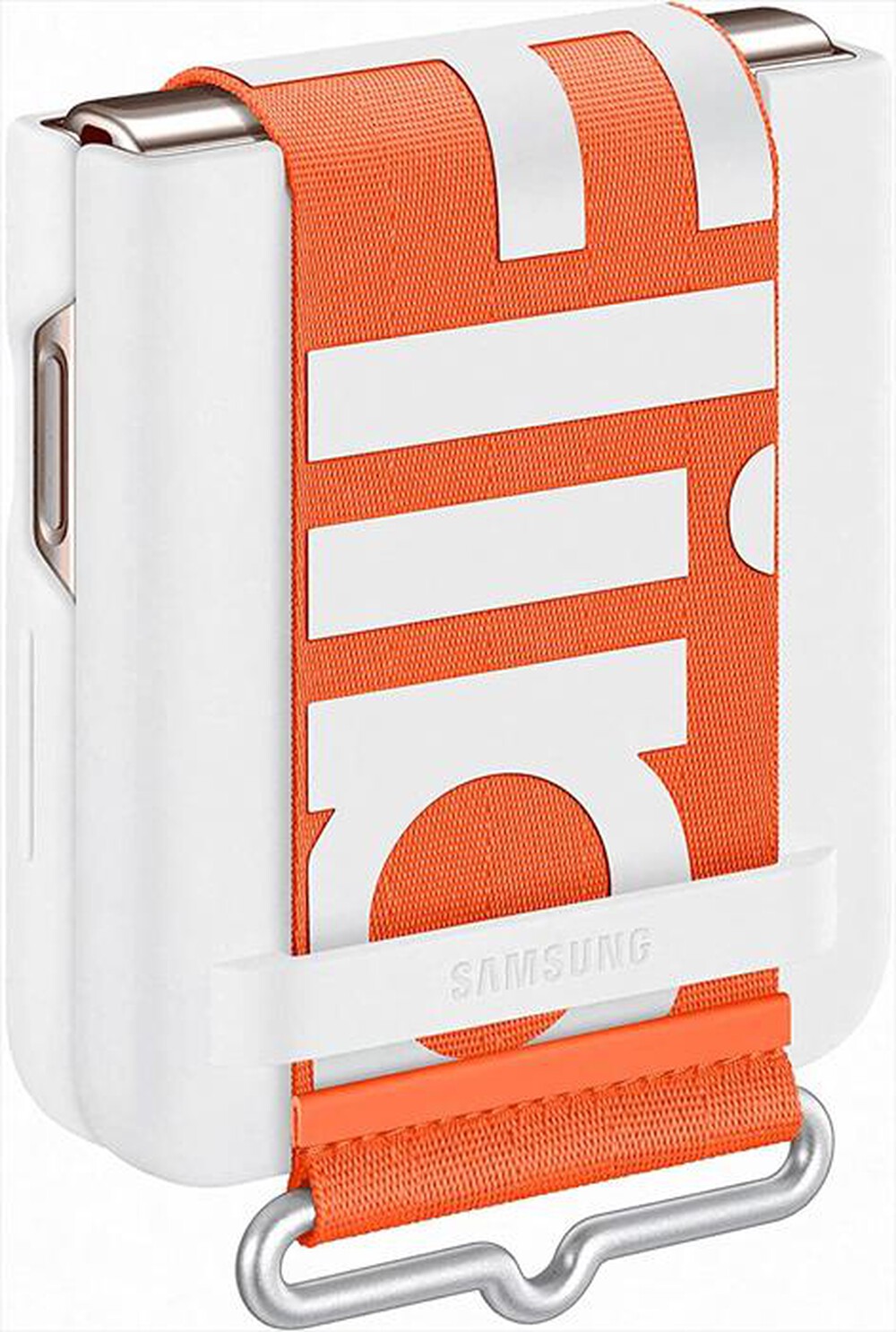 "SAMSUNG - Cover con Strap Galaxy Z Flip 4-Bianco"