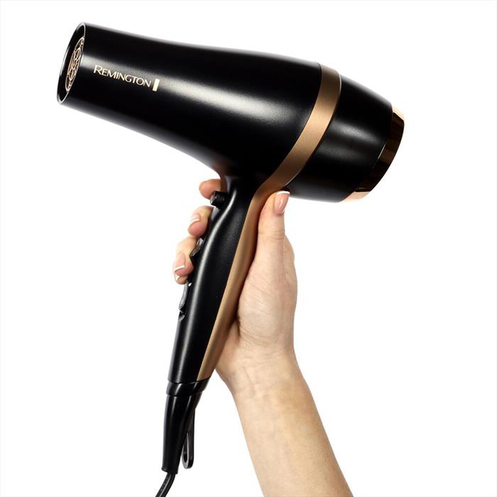 "REMINGTON - Asciugacapelli D6960GP-NERO/ORO"