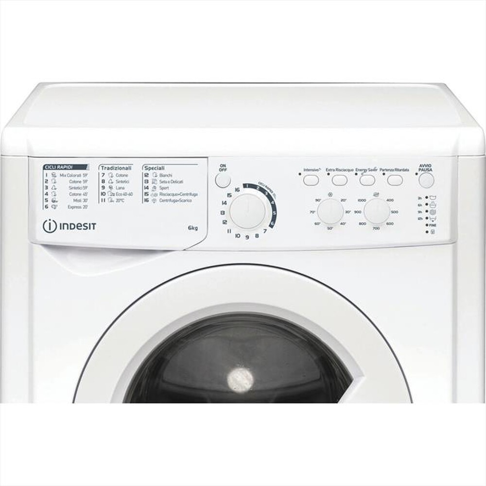 "INDESIT - Lavatrice EWC 61051 W IT N 6 Kg Classe F-Bianco"