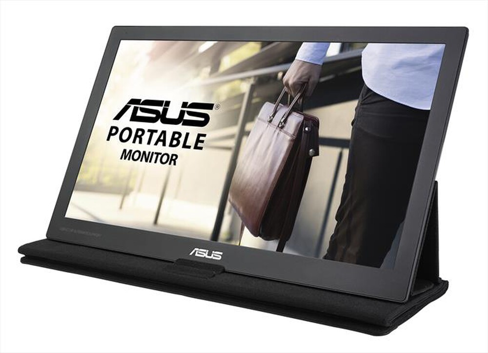 "ASUS - MB169C+-Silver+Black"