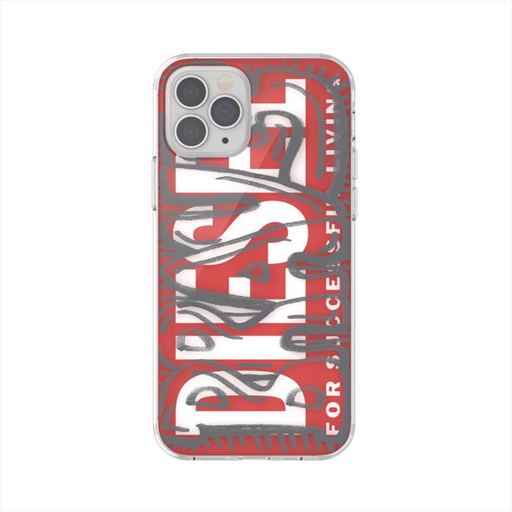 "DIESEL - 42567 DIESEL COVER IPHONE 12/12 PRO-Rosso"