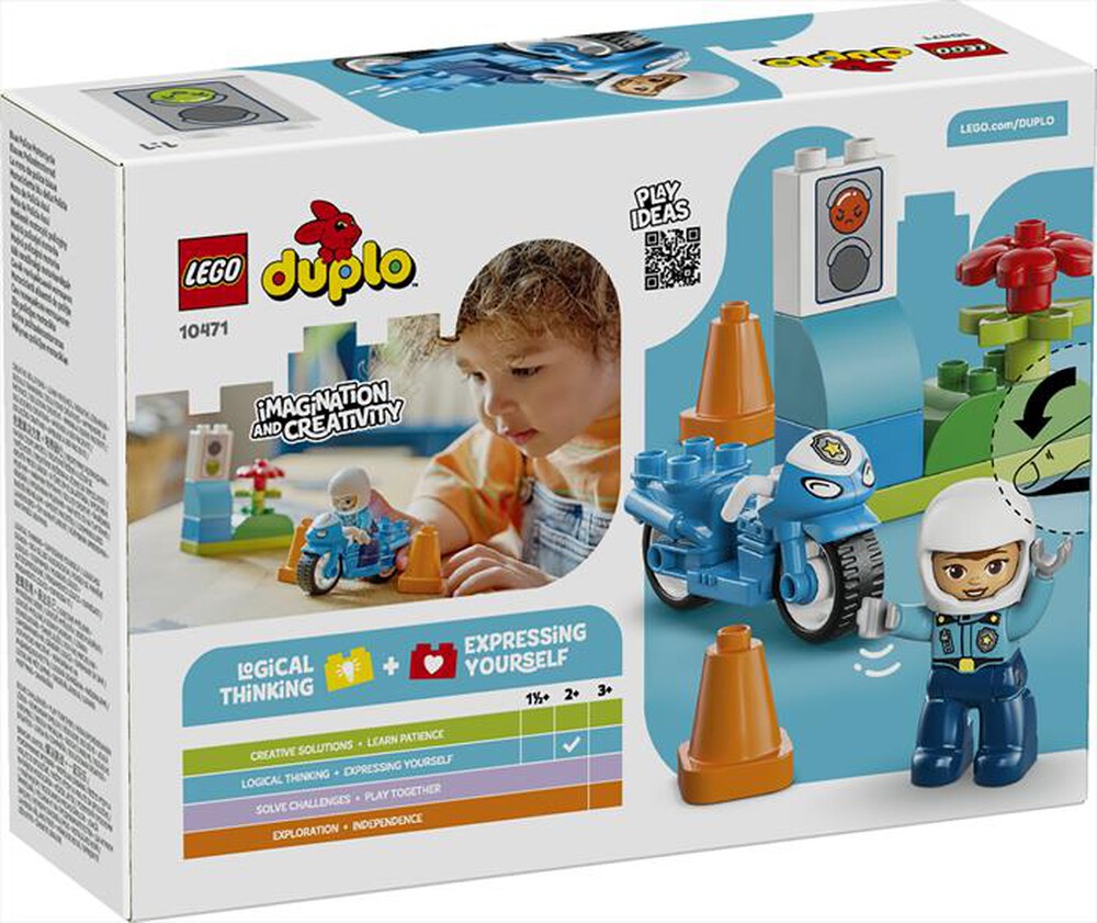 Immagine del prodotto LEGO - DUPLO Motocicletta blu della Polizia - 10471