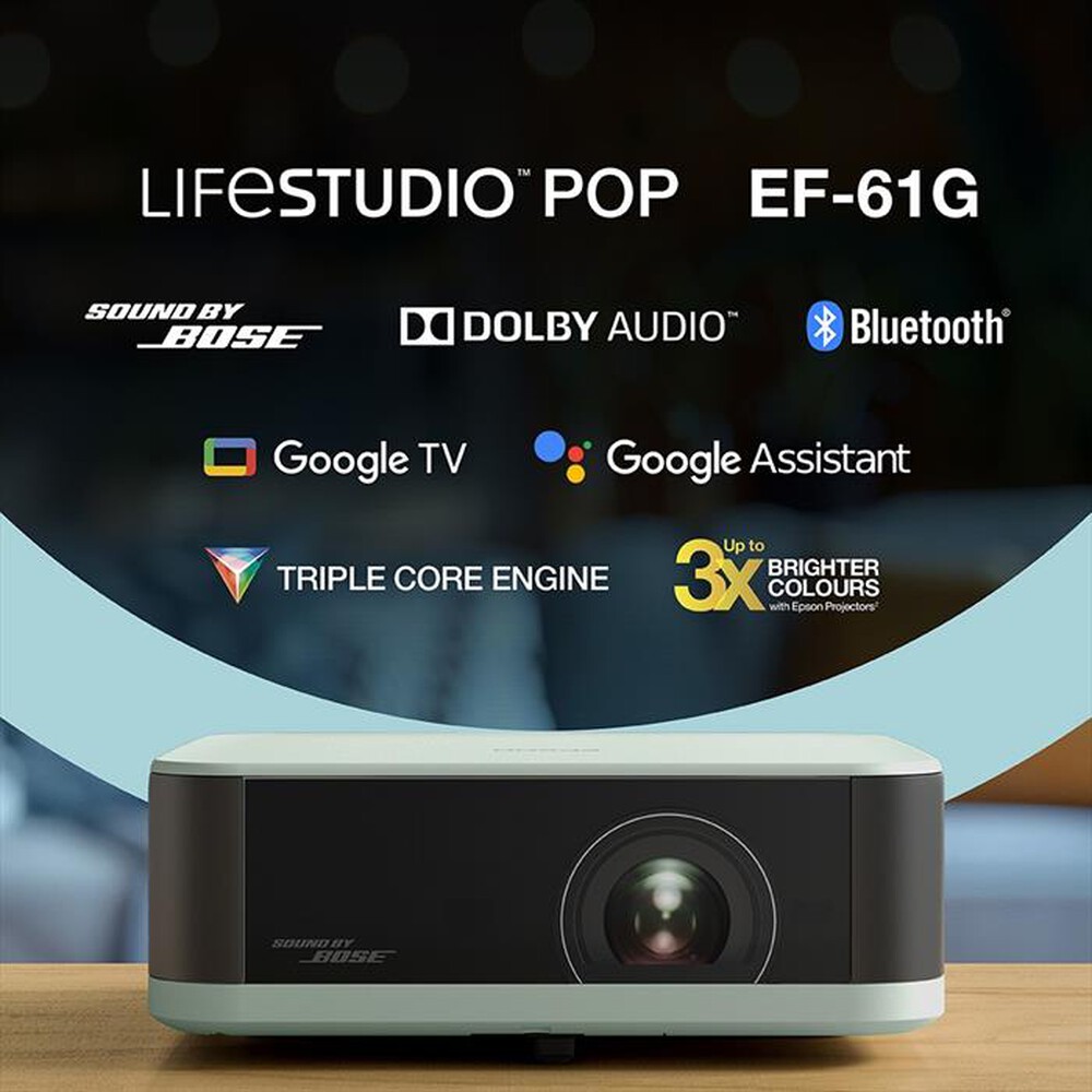 Immagine del prodotto EPSON - Videoproiettore EF-61G-Verde ghiaccio