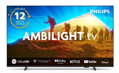 PHILIPS - Smart TV LED UHD 4K 55" 55PUS8009/12-Black