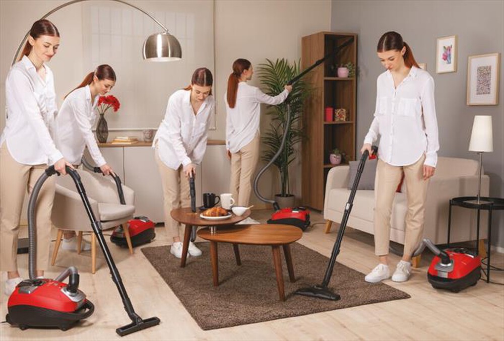 HOOVER Aspirapolvere a bidone HE310HM 011Rosso Euronics