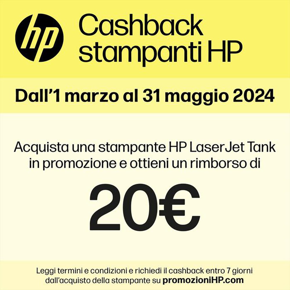 "HP - Stampante Laserjet TANK 1504W-Bianca"
