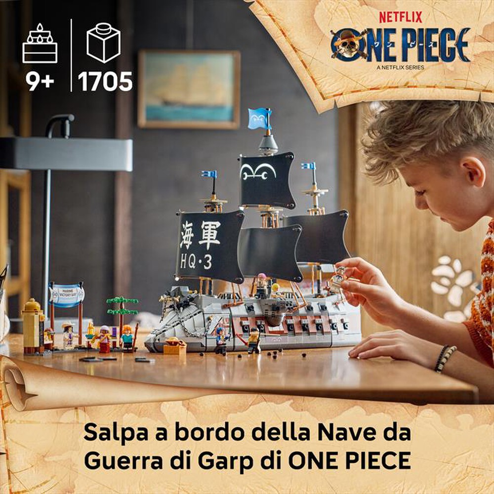 Immagine del prodotto LEGO - ONE PIECE La nave da guerra di Garp - 75646-Multicolore