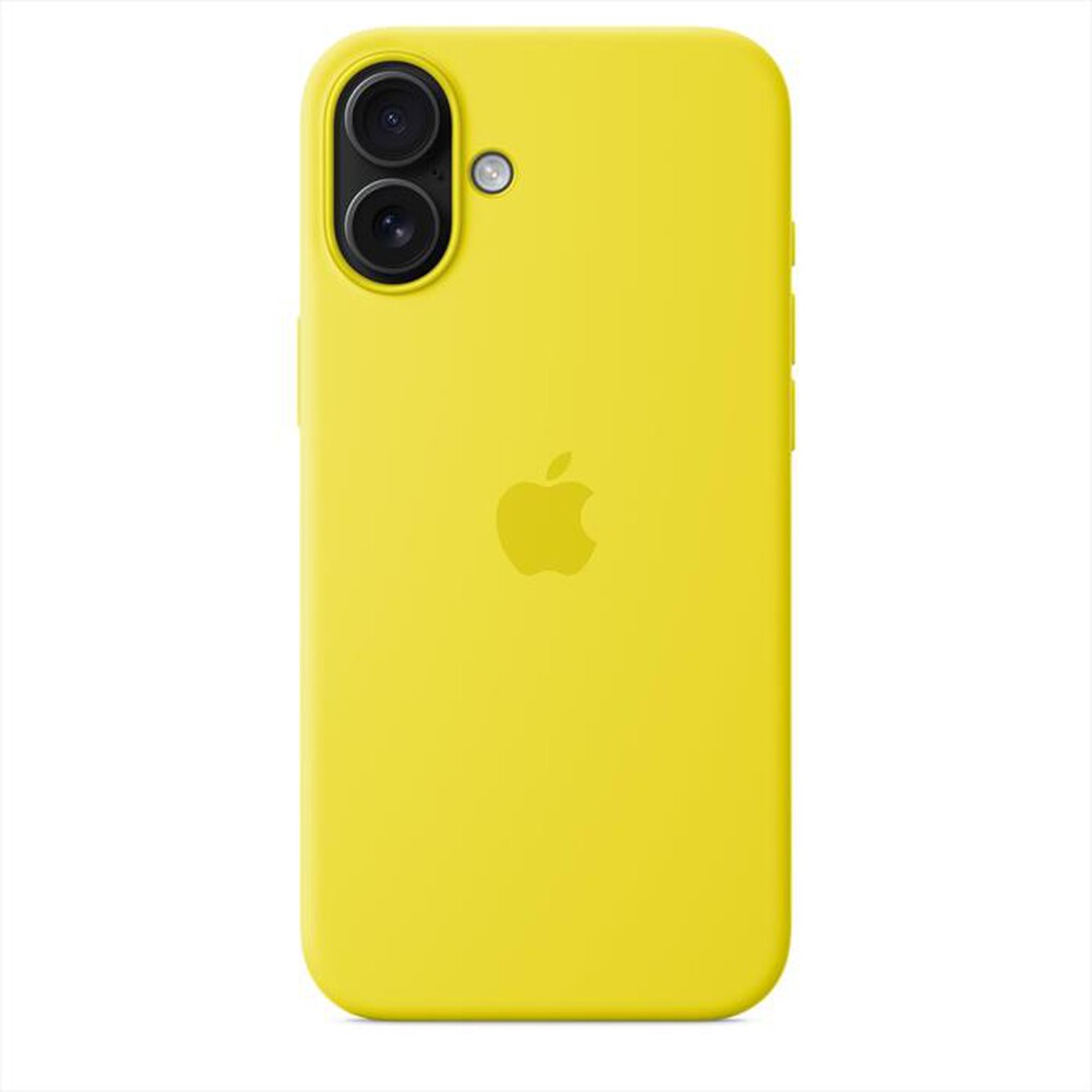 "APPLE - Custodia MagSafe in silicone per iPhone 16 Plus-Giallo Carambola"
