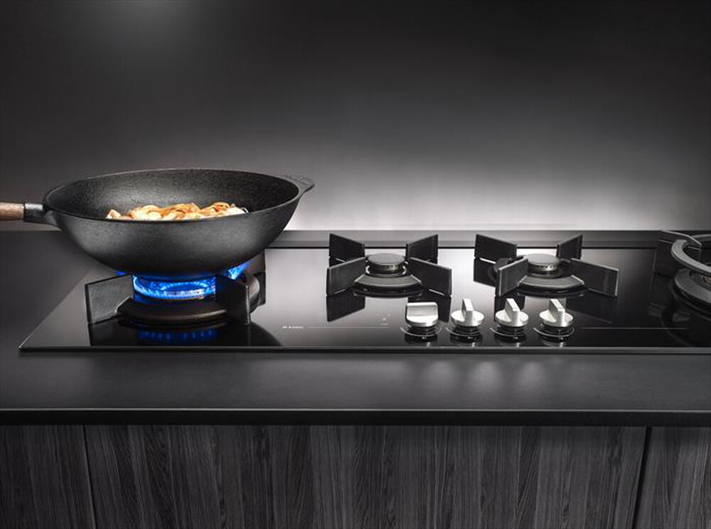 "ASKO - Piano cottura a gas HG 1145 AB 111 cm-Vetro nero"