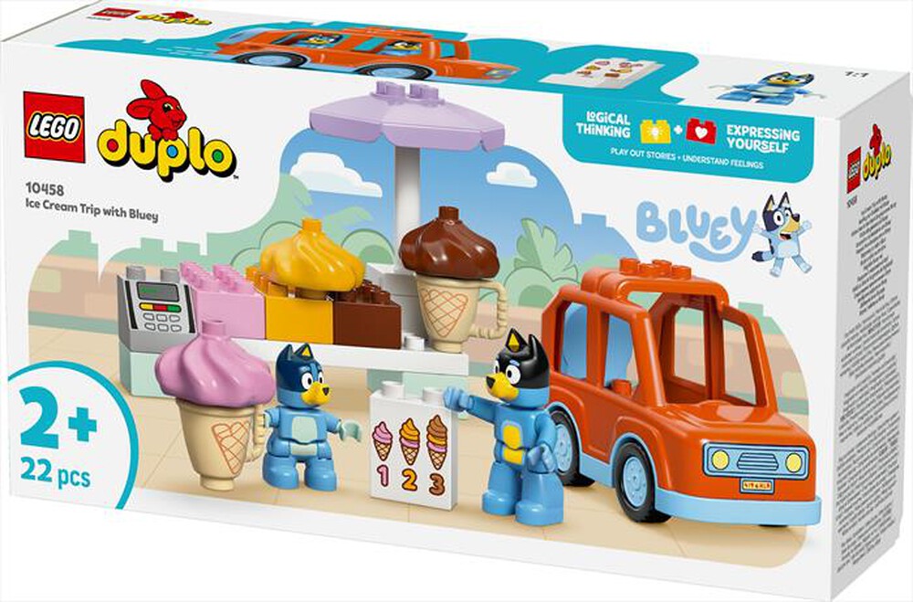 Immagine del prodotto LEGO - DUPLO BLUEY Visita alla gelateria di BLUEY 10458