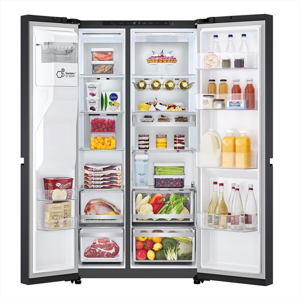 "LG - Frigorifero side by side GSLE91EVAC Classe C-Essence Black Steel"