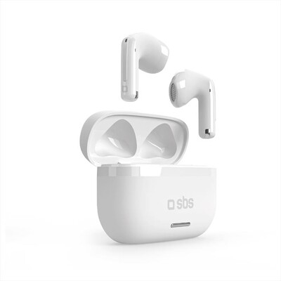 SBS - Auricolari semi in ear, ANC, controlli touch-Bianco