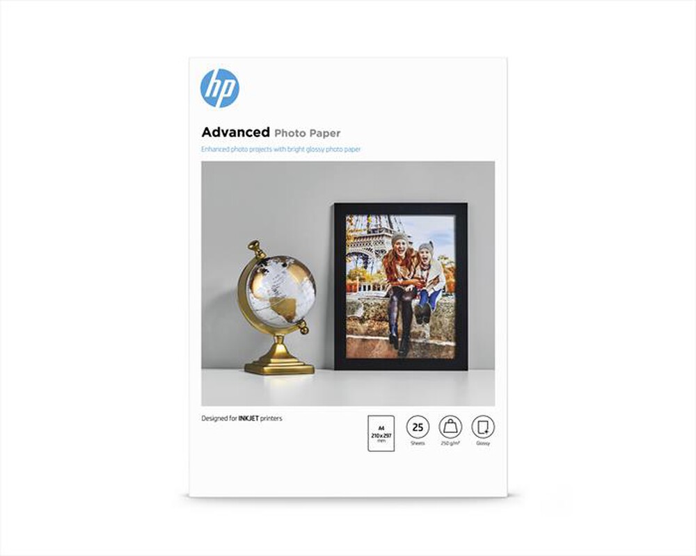 "HP - Q8692A Carta fotografica HP Advanced-Bianca, Lucida"