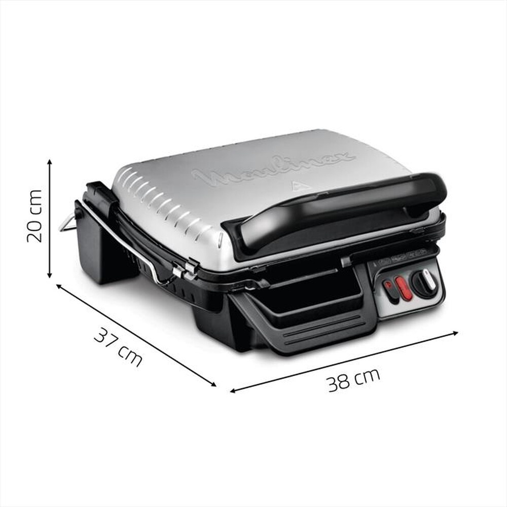 "MOULINEX - Barbecue GI306010-Argento"