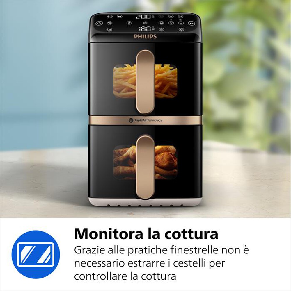 Immagine del prodotto PHILIPS - Friggitrice AIRFRYER SERIE 4000 DA 10L NA462/80-Bianco