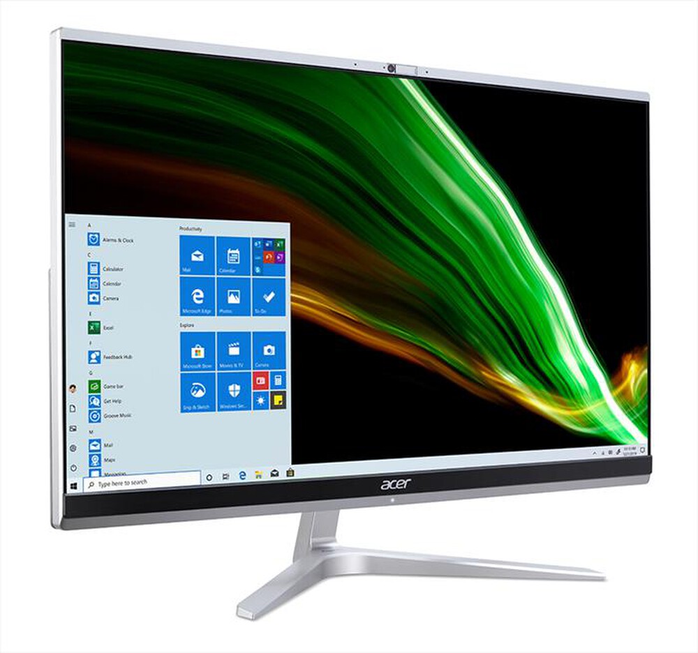 "ACER - Desktop all in one 23.8 pollici C24-1650-Silver"