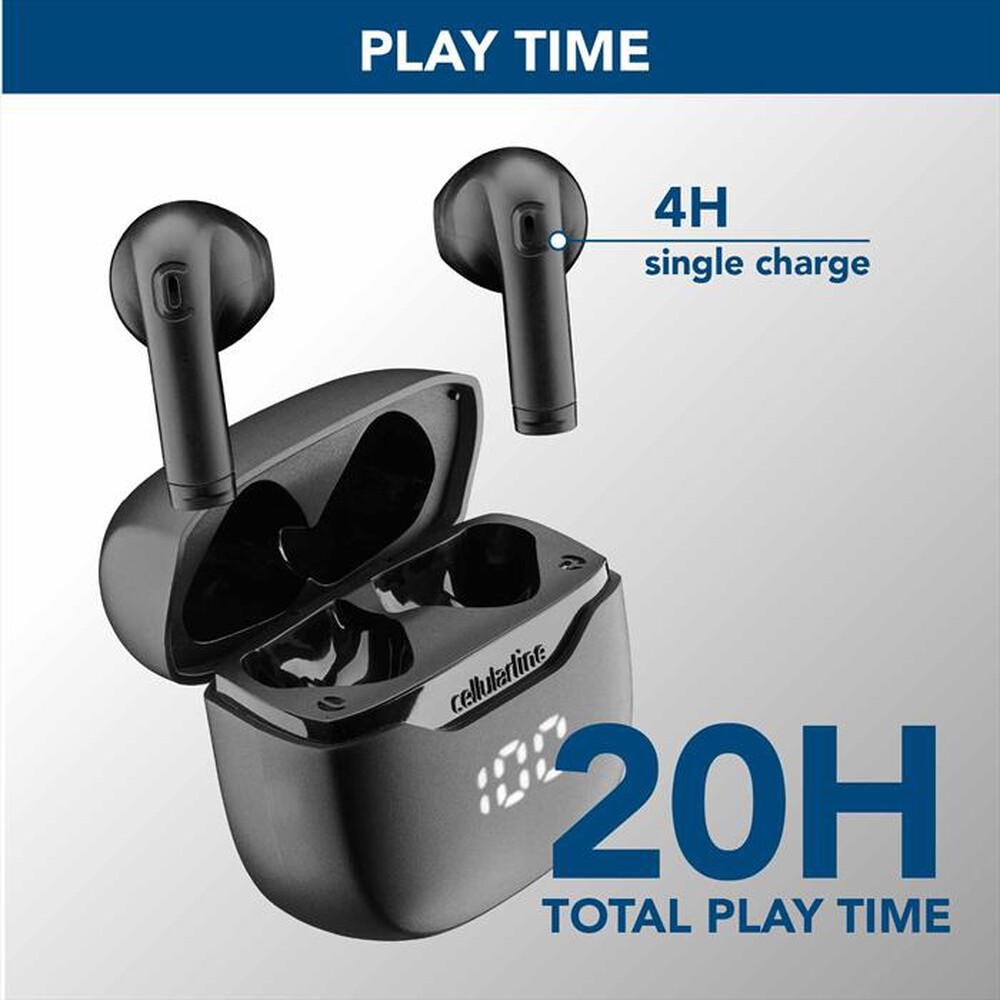 "CELLULARLINE - CORE AURICOLARE BLUETOOTH TWS NERO-Nero"