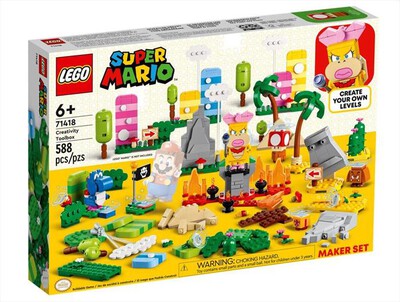 LEGO - SUPER MARIO TOOLBOX CREATIVA - 71418-Multicolore