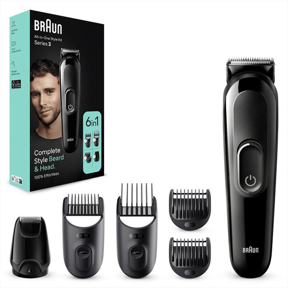 Immagine del prodotto BRAUN - Regolabarba MGK3410-NERO