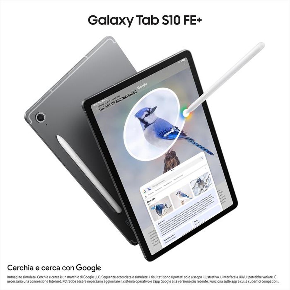 Immagine del prodotto SAMSUNG - Galaxy Tab S10 FE+ 12+256GB WiFi-Gray