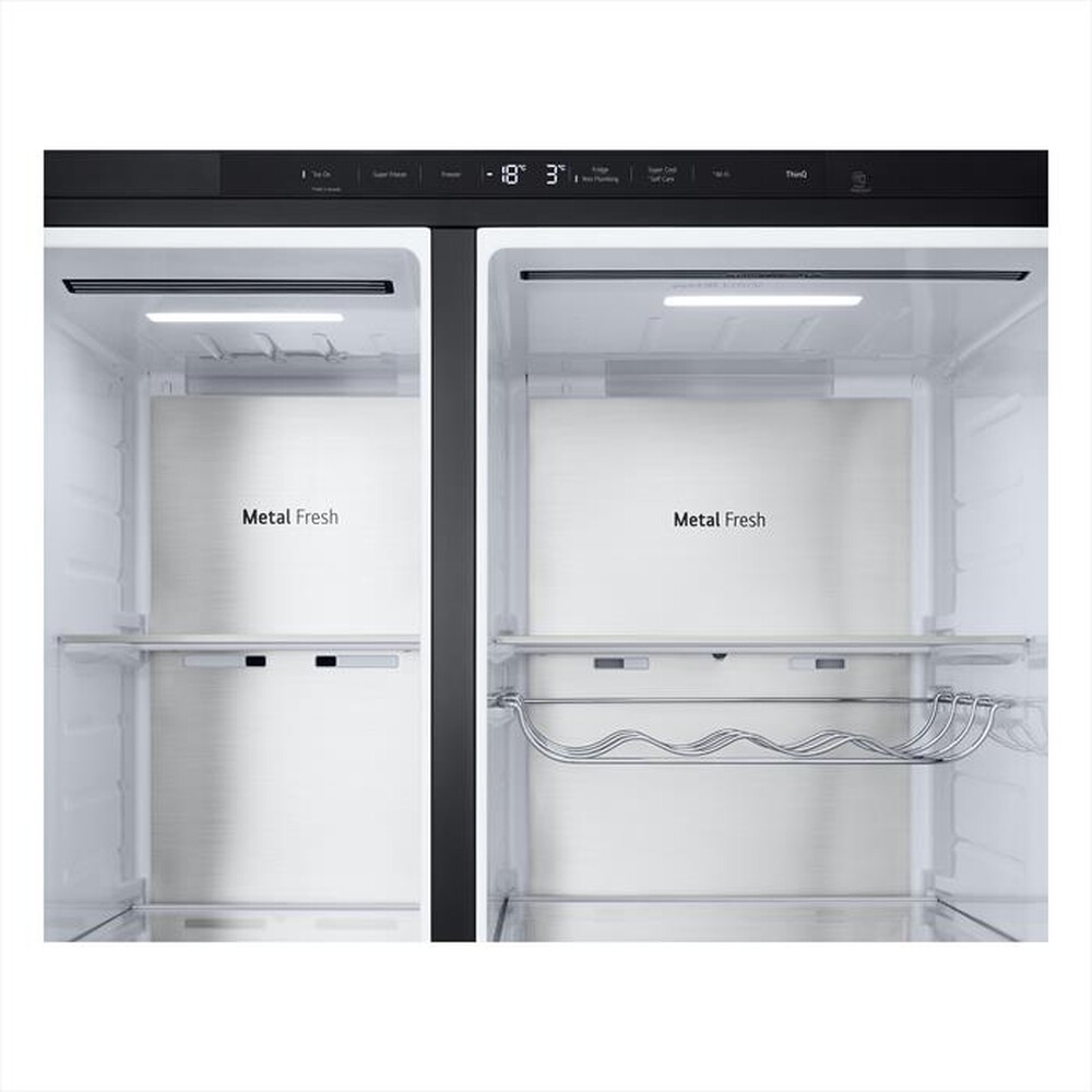 "LG - Frigorifero side by side GSLE91EVAC Classe C-Essence Black Steel"
