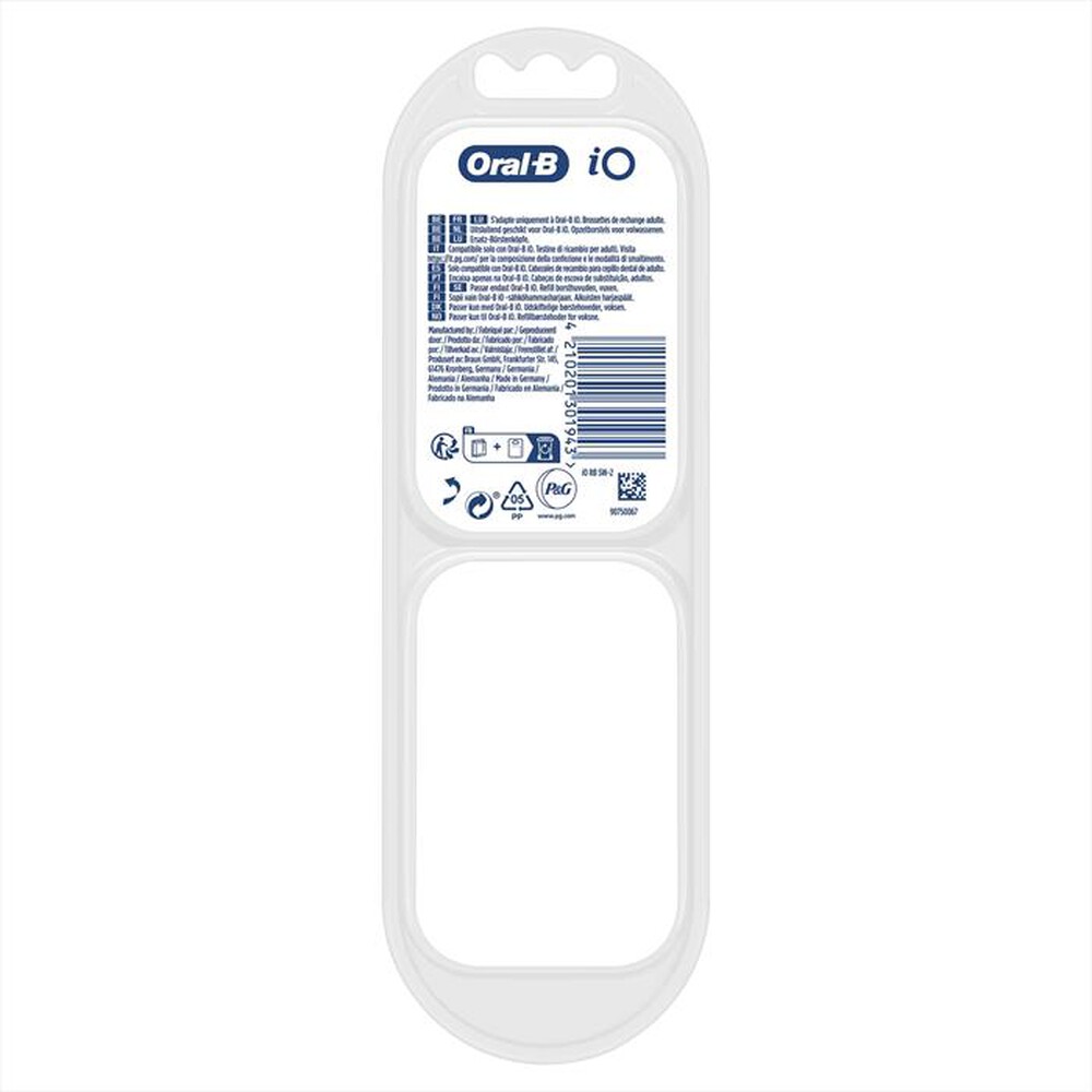 Immagine del prodotto ORAL-B - Testine IO Ultimate Clean, 2 pezzi-Bianco