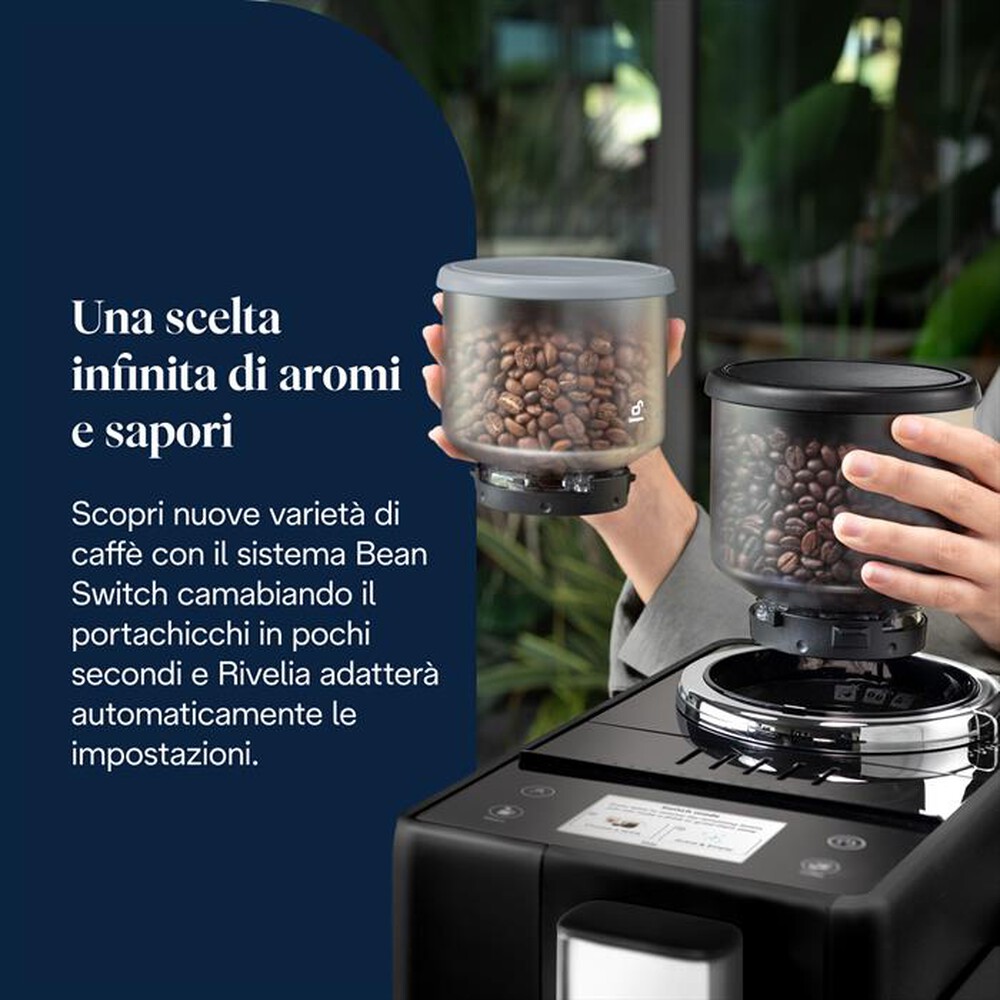 Immagine del prodotto DE LONGHI - Macchina da caff&eacute; Rivelia EXAM440.35.B-Nero (onyx black)