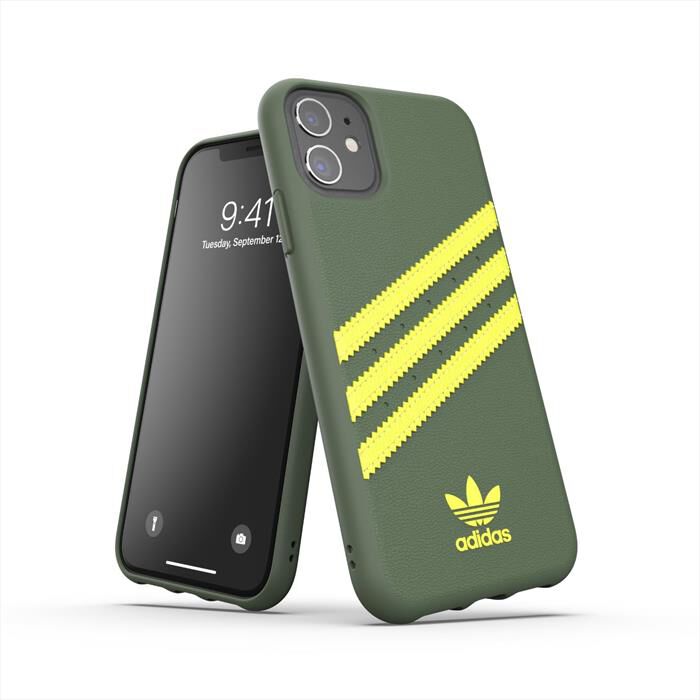 CELLY - EX7915 ADIDAS SAMBA COVER IPHONE 12 MINI-Verde/Giallo | Euronics