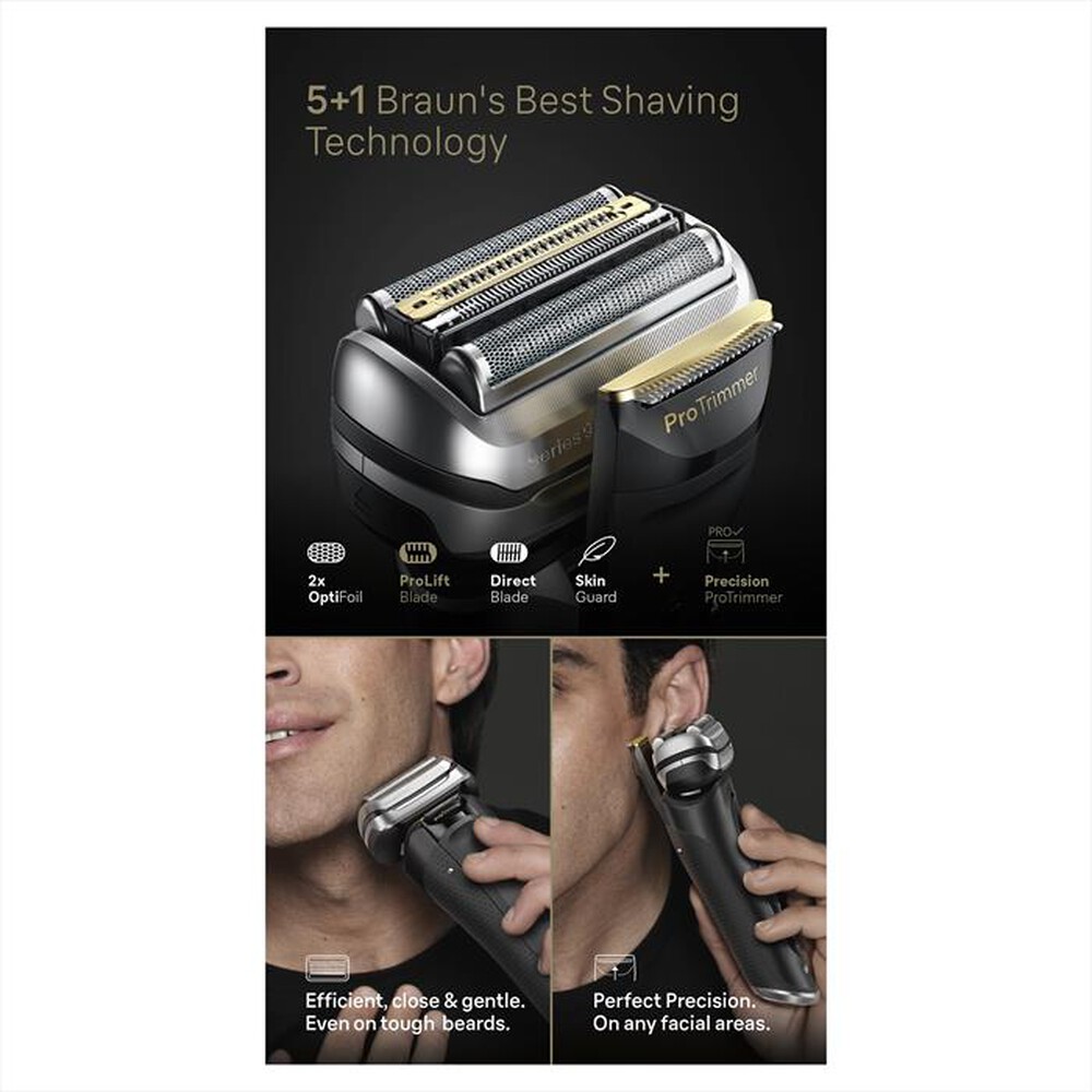 "BRAUN - Rasoio SERIES 9 PRO+-Nero"