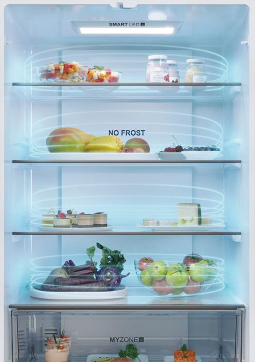 "HAIER - Frigorifero side by side HFR5719ENMG Classe E-Argento"