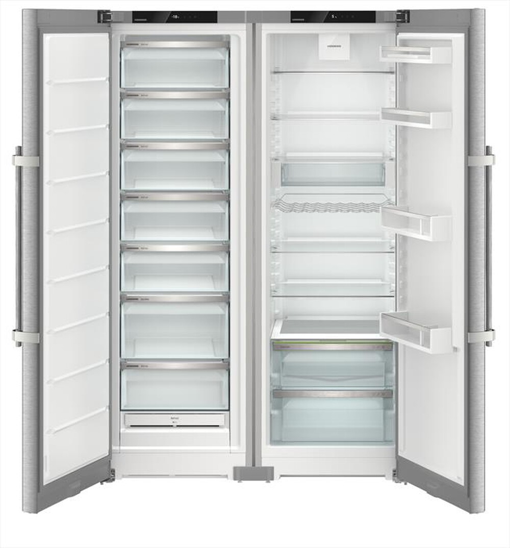 "LIEBHERR - Frigorifero side by side XRFSD 5230-20 Classe E-Acciaio SmartSteel / Silver"
