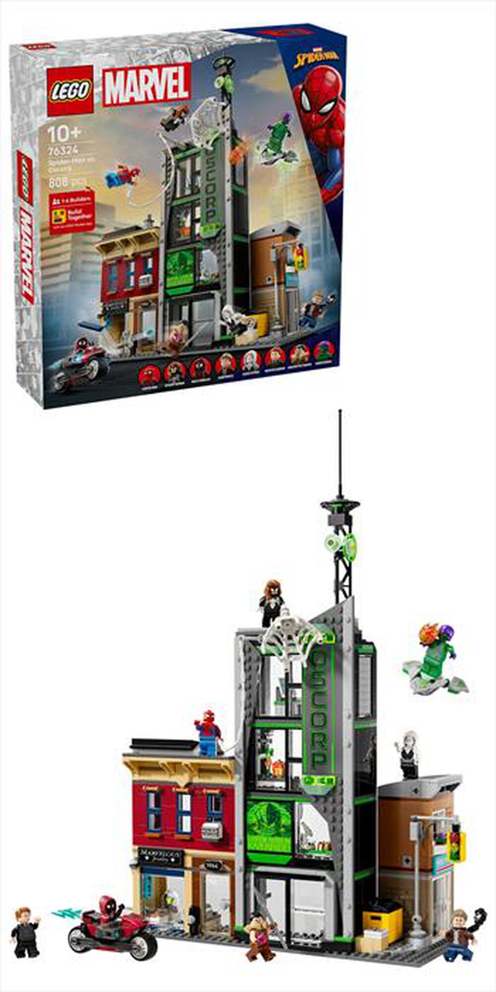 Immagine del prodotto LEGO - SUPER HEROES MARVEL Spider-Man contro Oscorp 76324