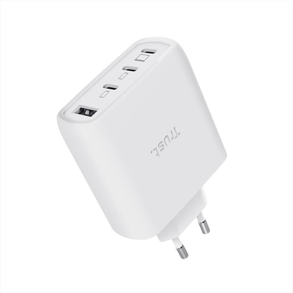 Immagine del prodotto TRUST - Caricabatteria USB GaN a 4 porte 65 W MAXO 65W 4P-White